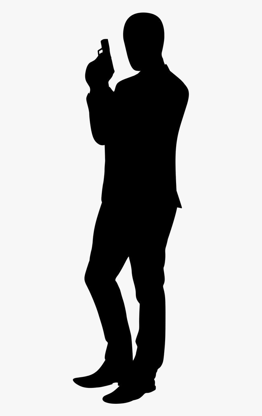 Gangster Vector Graphics Portable Network Graphics - Gangster Silhouette Png, Transparent Png, Free Download