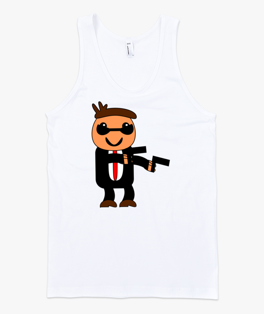 Gangster Fine Jersey Tank Top Unisex By Itee - Espia Caricatura Png, Transparent Png, Free Download