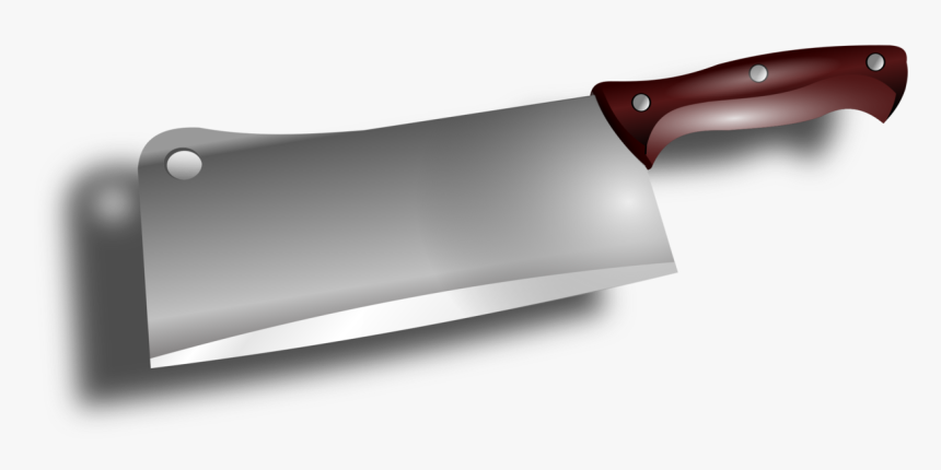 Butcher Knife Png - Meat Cleaver Clip Art, Transparent Png, Free Download