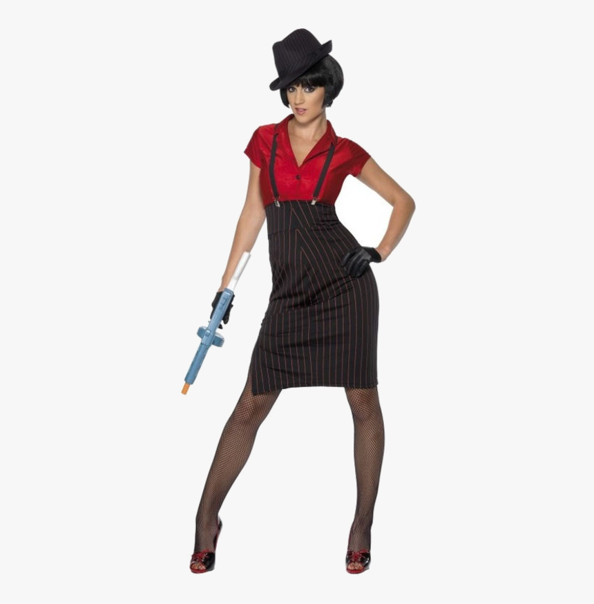 Gangster And Moll Costumes, HD Png Download, Free Download