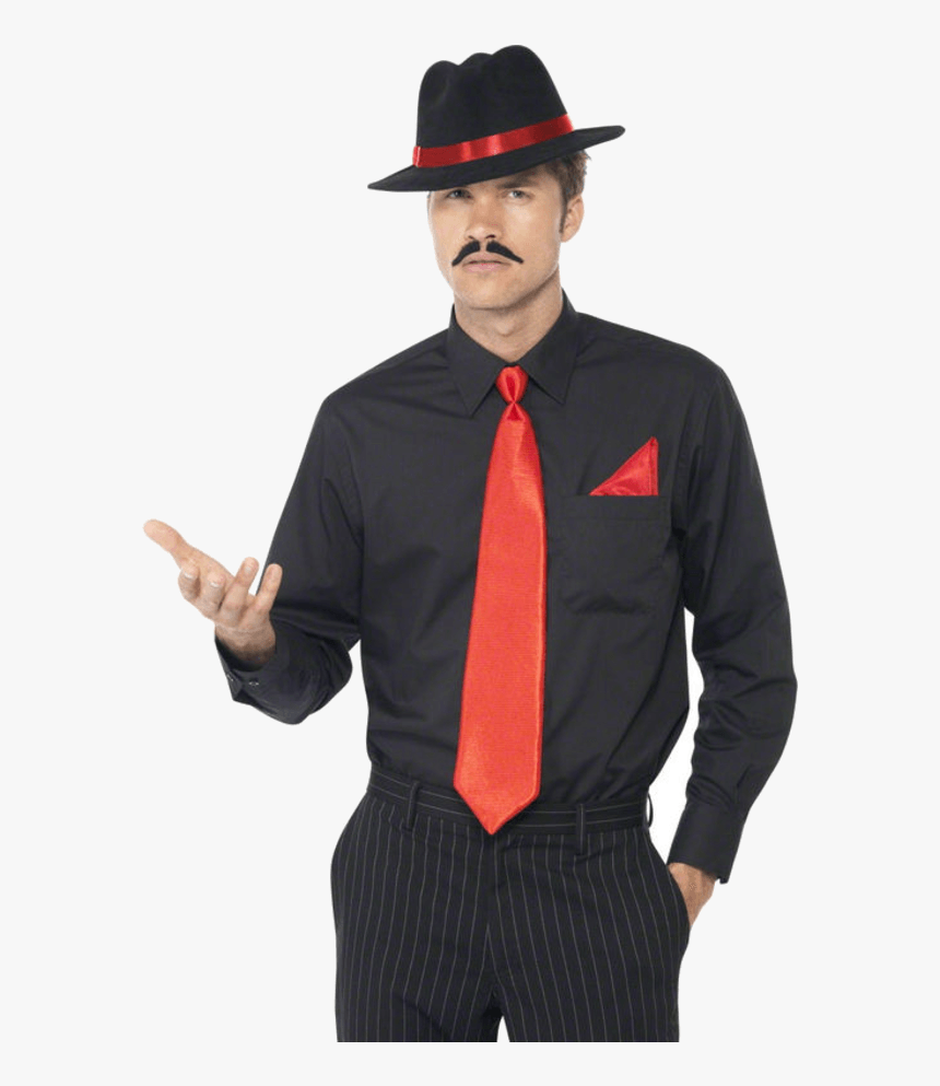 Instant Gangster Kit Red - 1920 Gatsby Costume For Men, HD Png Download, Free Download