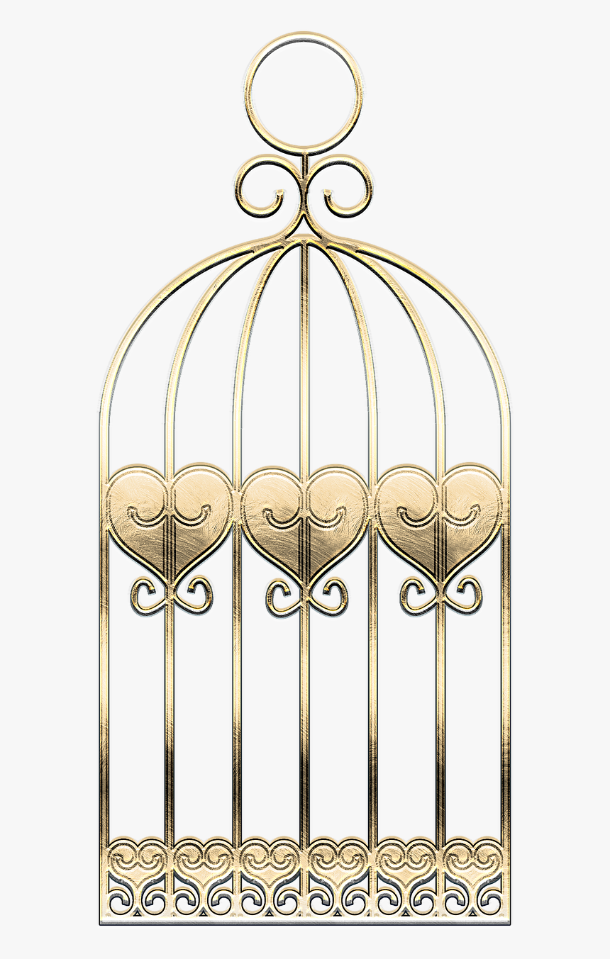 Cage Metal Gold Free Picture - Graphics, HD Png Download, Free Download