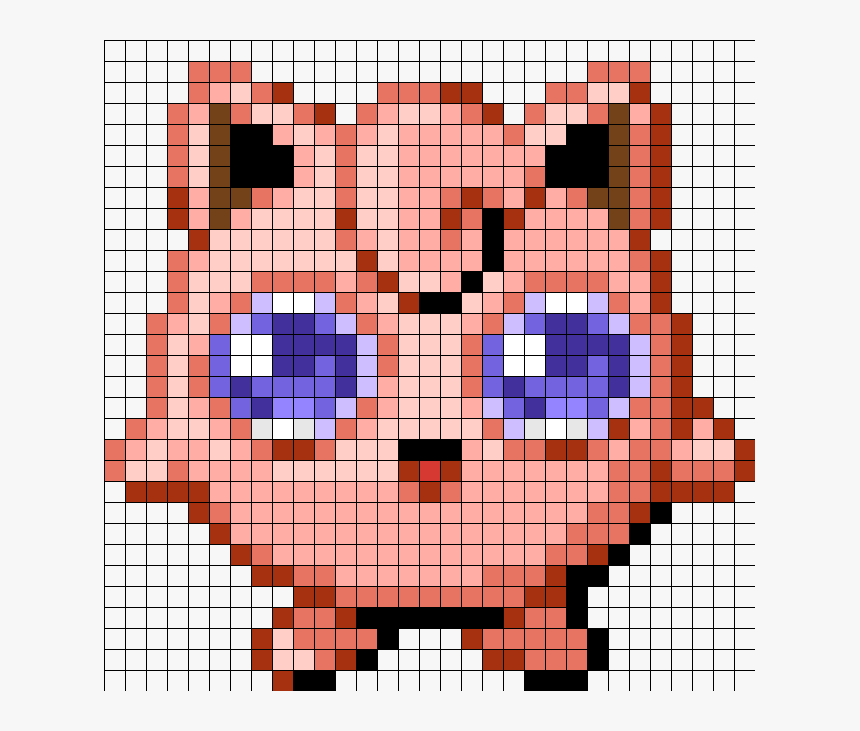 Jigglypuff Perler Bead Pattern / Bead Sprite - Jigglypuff Perler Beads, HD Png Download, Free Download