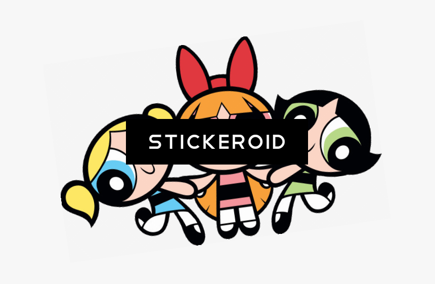 Powerpuff Girls Holding Hands - Powerpuff Girls Colouring Page, HD Png Download, Free Download