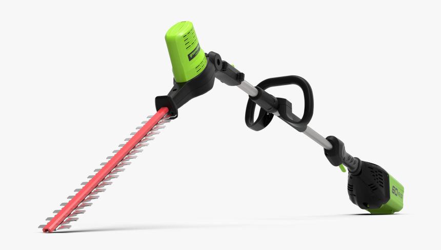 greenworks pole hedge trimmer