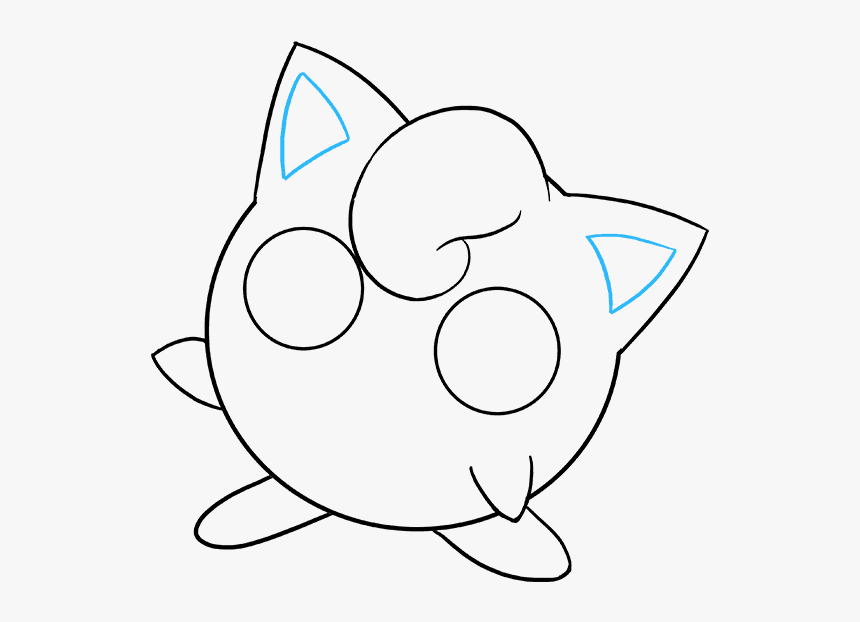 Pupil Drawing Moon - Mau Pokemon Jigglypuff, HD Png Download, Free Download