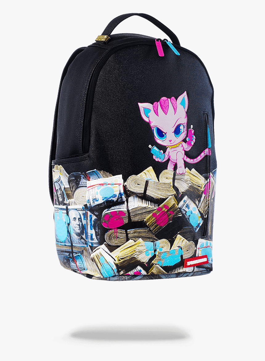 Kitten Money Stacks Sprayground, HD Png Download, Free Download