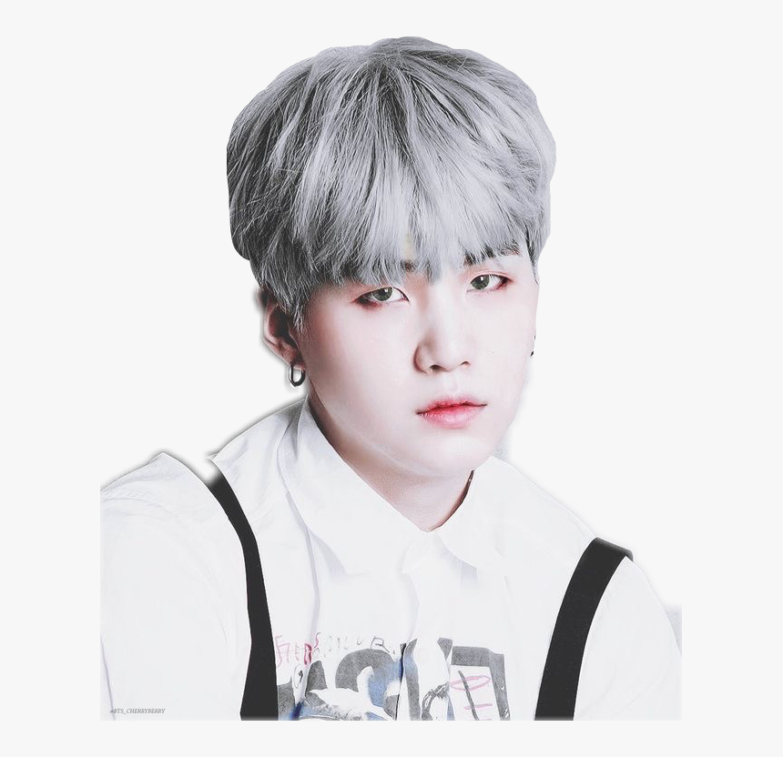 Transparent Gray Hair Png - Yoongi Black Hair Png, Png Download, Free Download