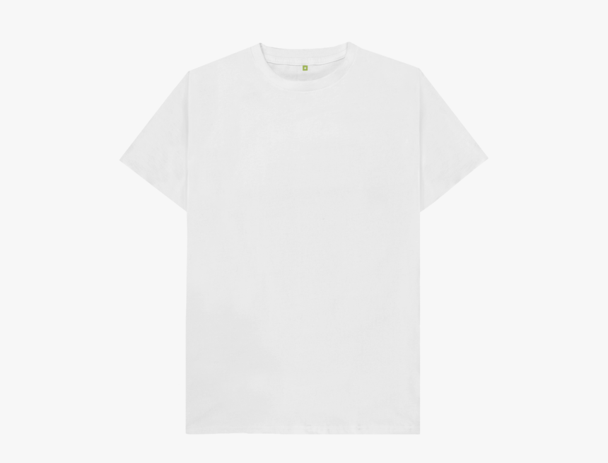 White Plain Bamboo T-shirt - White Tshirt, HD Png Download, Free Download