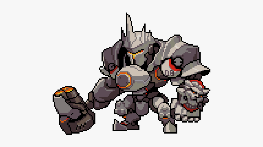 Overwatch Reinhardt Pixel, HD Png Download, Free Download