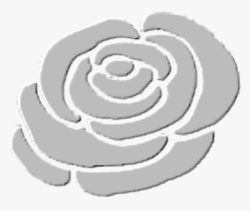 Transparent Beauty And The Beast Rose Png - Clipart Roses Silhouette Black, Png Download, Free Download