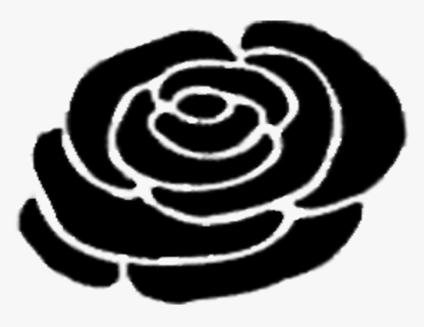 Visual Arts,plant,flower - White Rose Silhouette Transparent, HD Png Download, Free Download