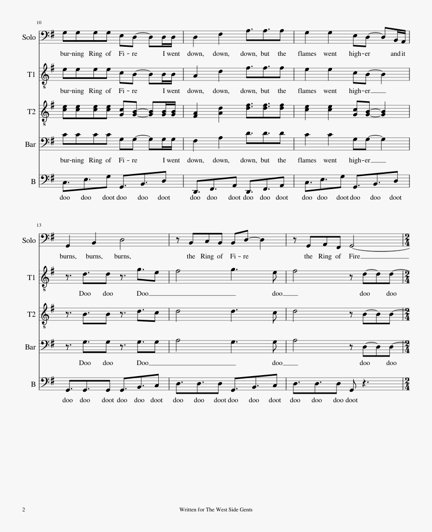 Ring Of Fire Sheet Music Composed By Arr - Hail Gladdening Light Score, HD Png Download, Free Download