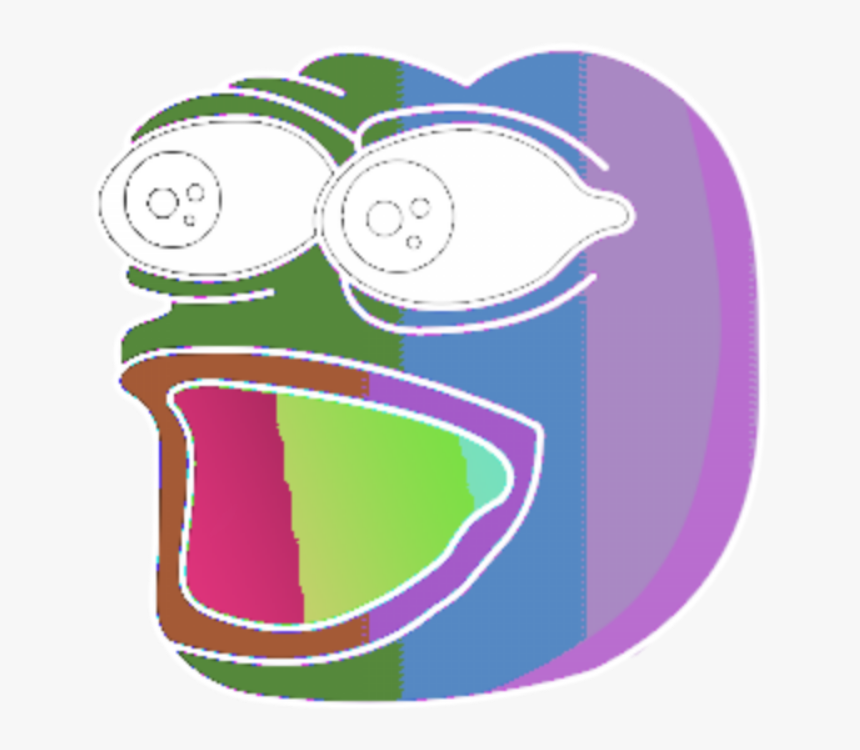 #modernedits New Sad Pepe Sticker - Cartoon, HD Png Download, Free Download