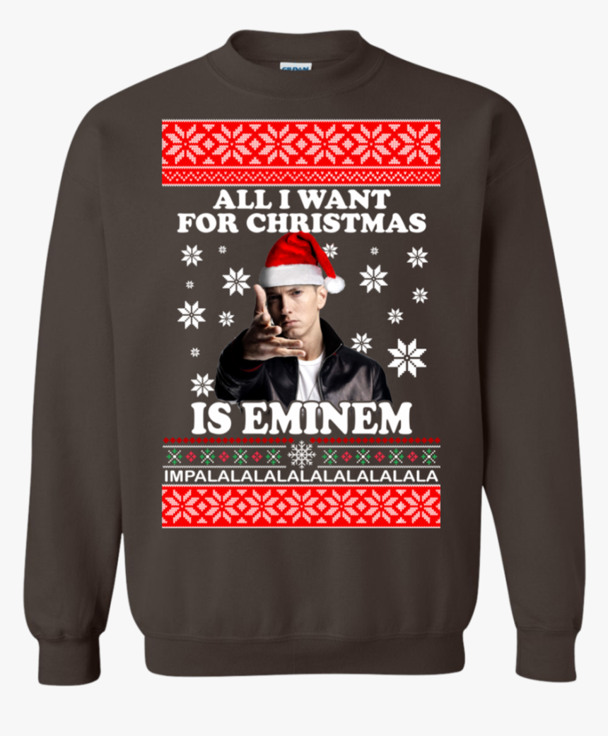 Eminem Ugly Christmas Sweaters All I Want For Christmas - Ugly Christmas Sweater Elvis, HD Png Download, Free Download