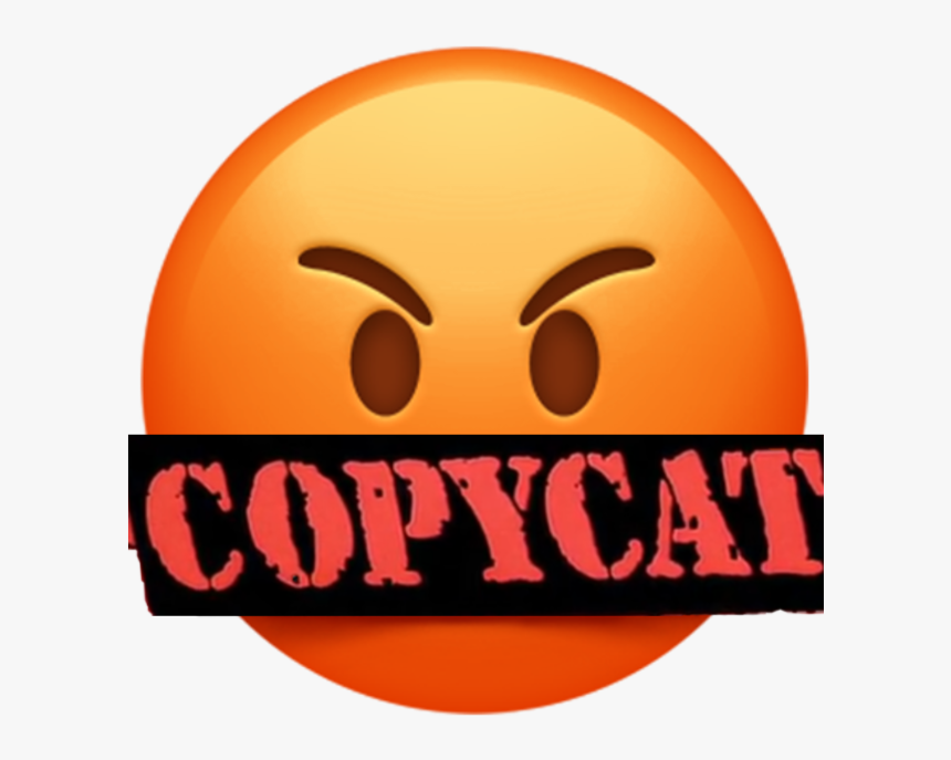 #copycat#emoji#mad - Smiley, HD Png Download, Free Download