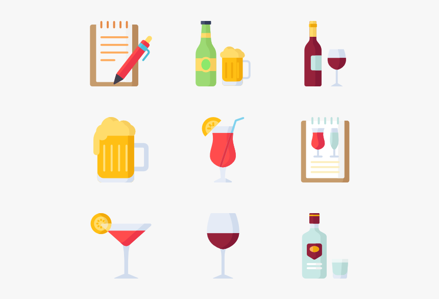 Alcoholic Drink Computer Icons Clip Art - Alcoholic Drink Transparent Background Icon, HD Png Download, Free Download