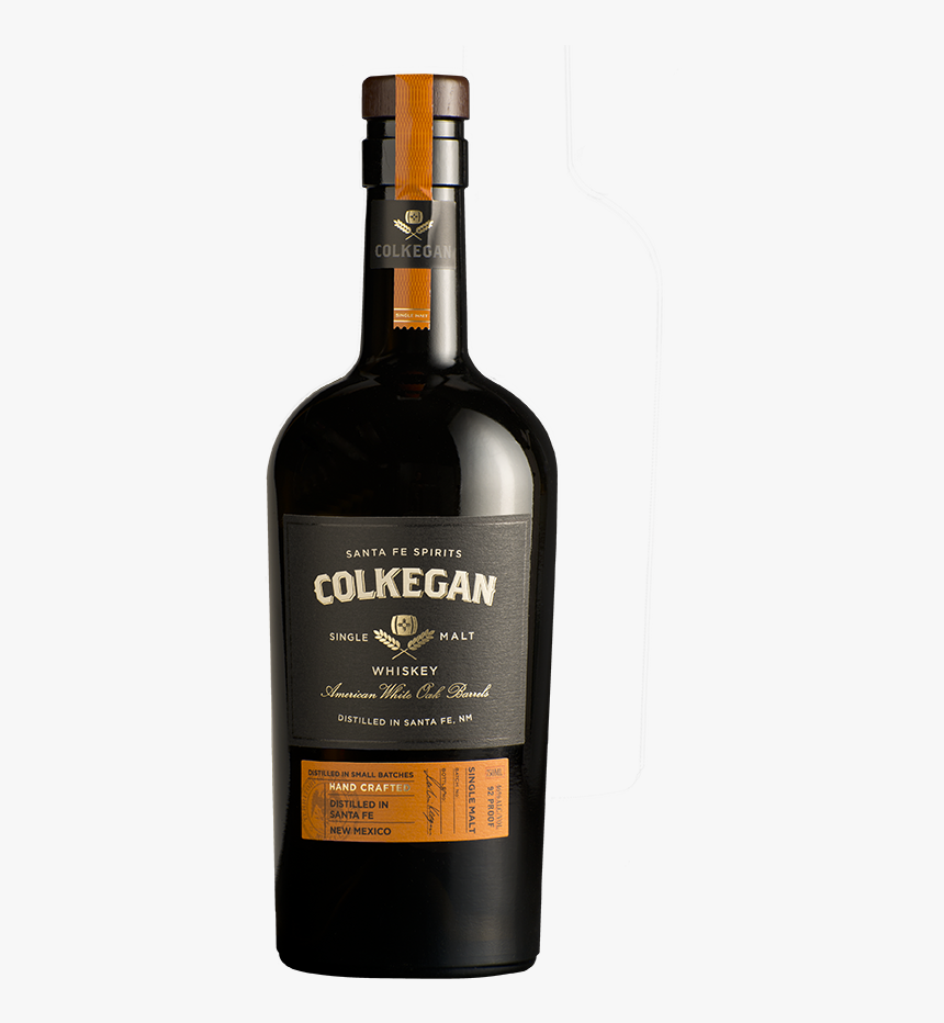 Alcohol Bottle Png - Colkegan Single Malt Whiskey, Transparent Png, Free Download