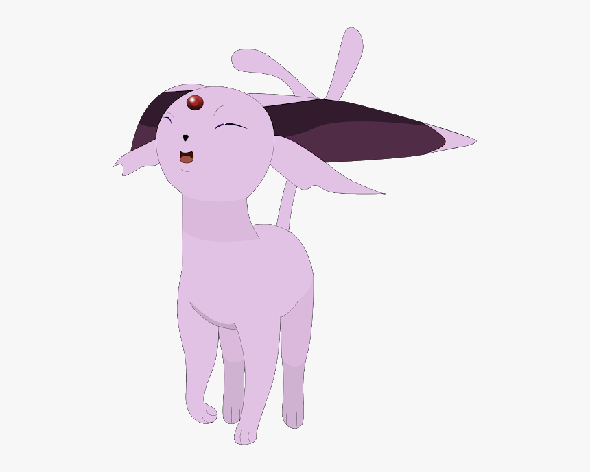 Laughing Espeon , Png Download - Cartoon, Transparent Png, Free Download