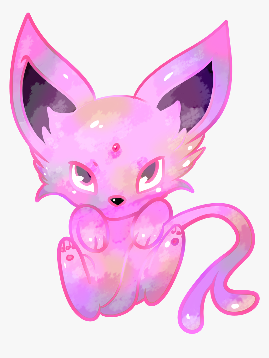 Cuddly Espeon - Cartoon, HD Png Download, Free Download