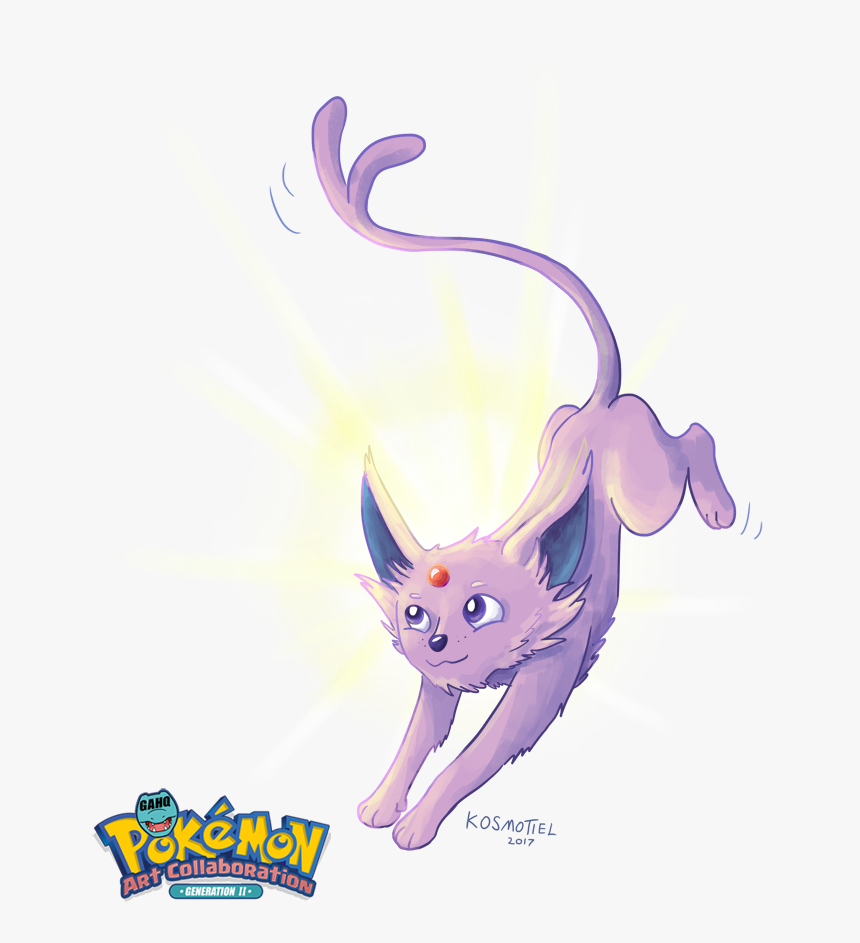 #196 Espeon Used Morning Sun And Psyshock In The Game - Cartoon, HD Png Download, Free Download