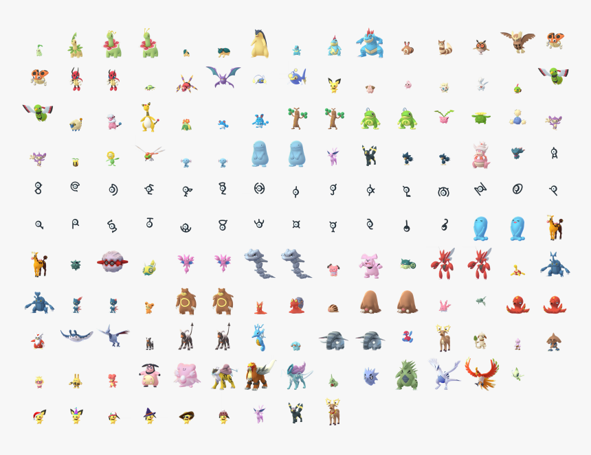 All Johto Pokemon Go, HD Png Download, Free Download