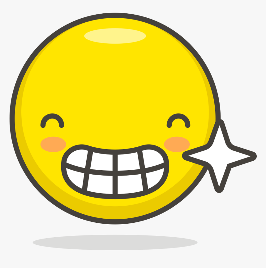 002 Beaming Face With Smiling Eyes - Beaming Face, HD Png Download, Free Download