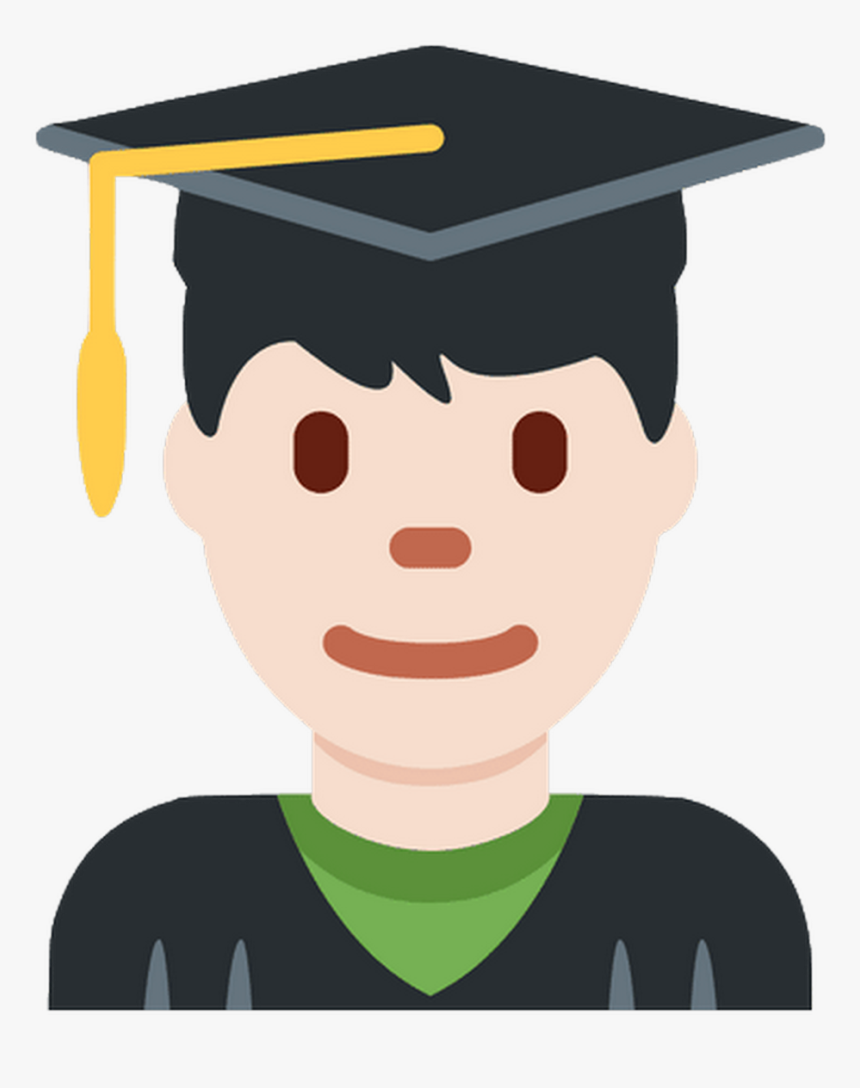 Emoji 👨 🎓, HD Png Download, Free Download