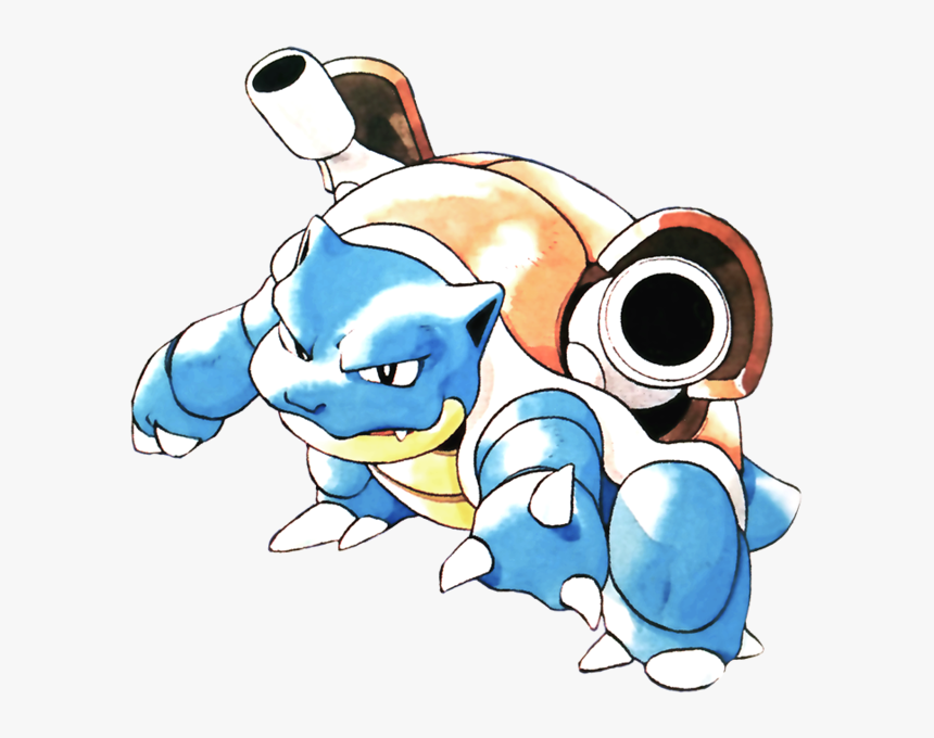 Blastoise Png File - Pokemon Blue Version, Transparent Png, Free Download