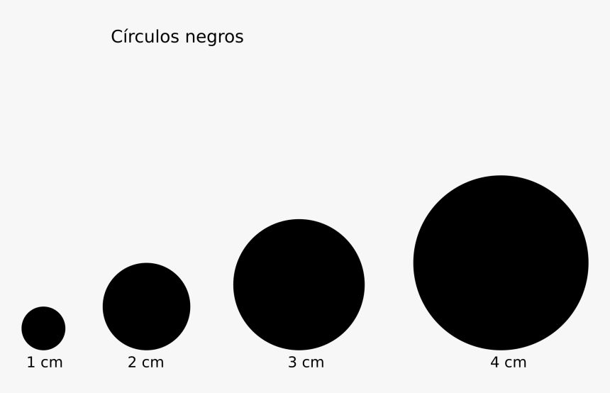 Cí­rculo Negro - Circulos De 1 Cm Negro, HD Png Download, Free Download