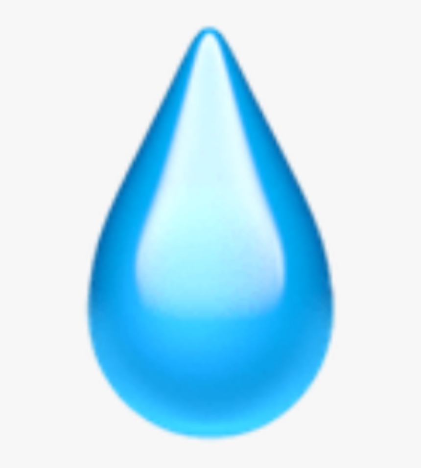 #water #emoji #imoji #cute #apple #applemoji #rain - Iphone Water Droplet Emoji, HD Png Download, Free Download