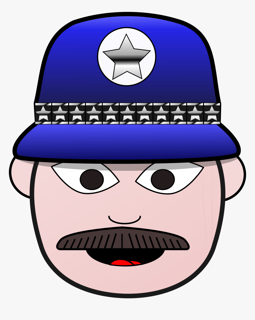 Police Man 2 Clip Arts - Police Woman Face Image Clipart, HD Png Download, Free Download