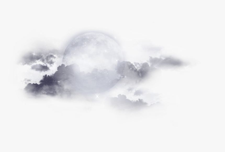 #lune #moon #nubes #noche - Nubes De Noche Png, Transparent Png, Free Download