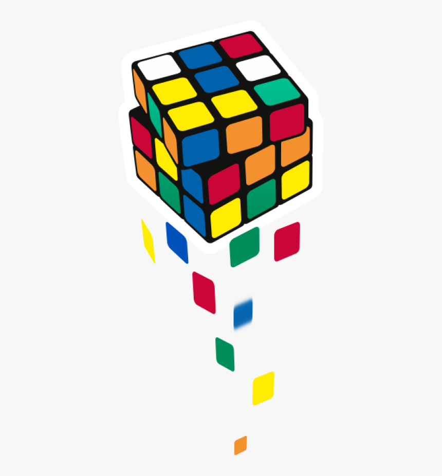 Rubiks Cube Captioncall - Transparent Background Of Rubik's Cube, HD Png Download, Free Download