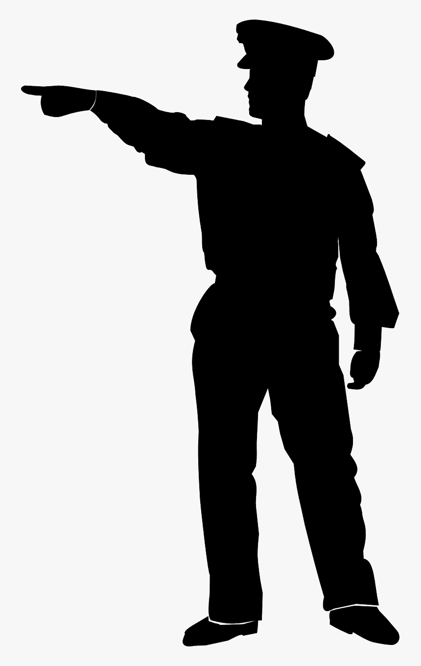 Police Silhouette, HD Png Download, Free Download