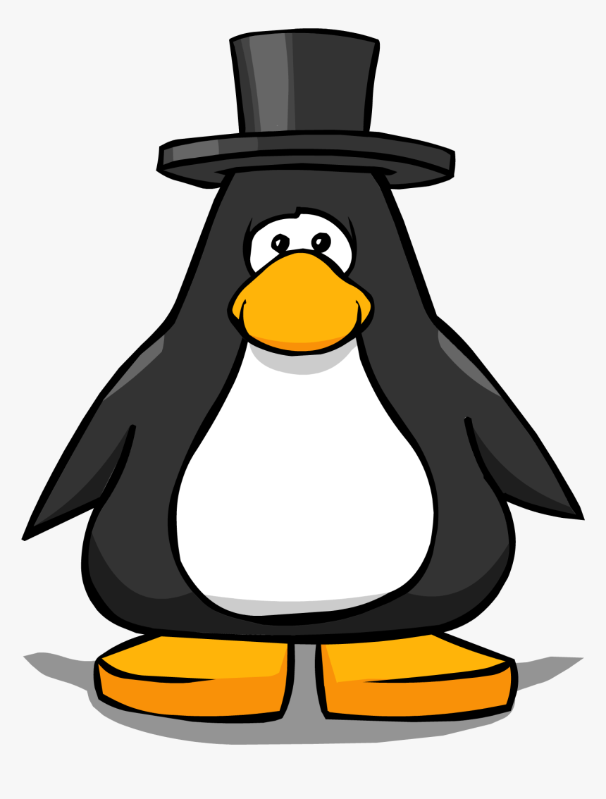 Image Top Hat From A Player Card Clipart , Png Download - Penguin With A Top Hat, Transparent Png, Free Download