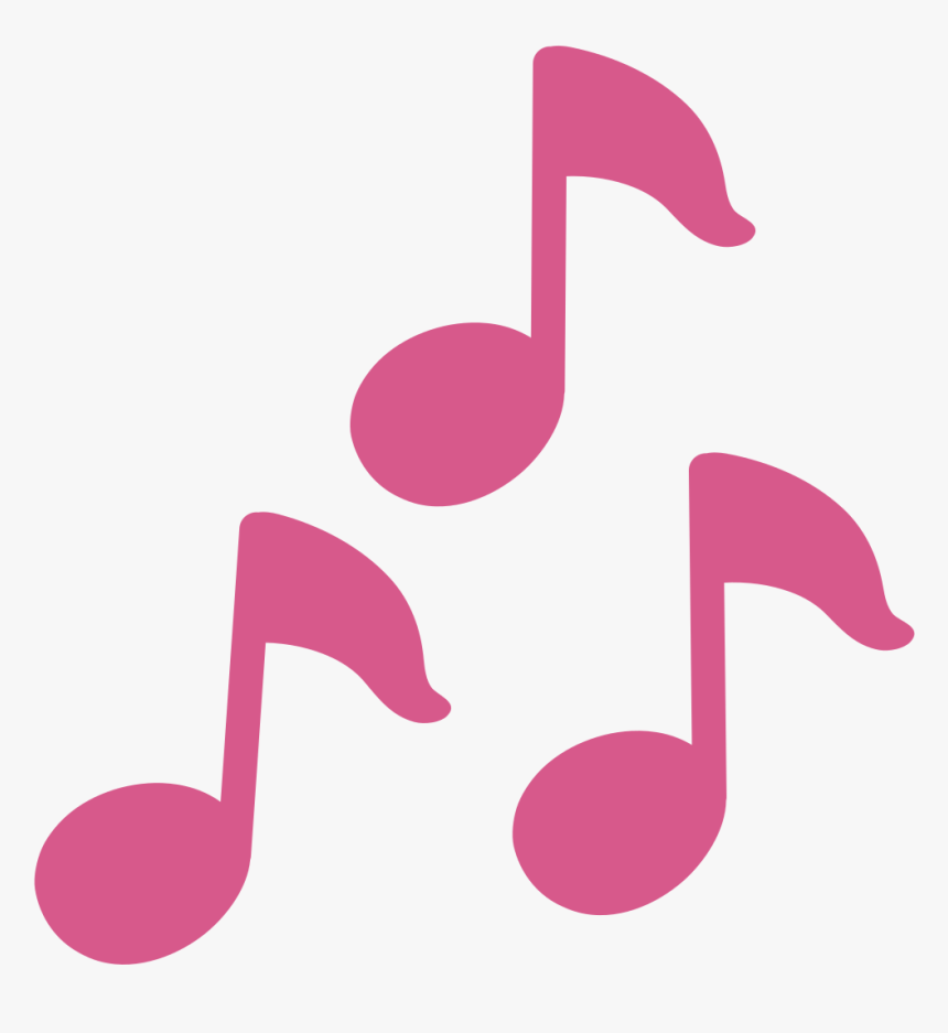Pink Music Note Emoji, HD Png Download, Free Download