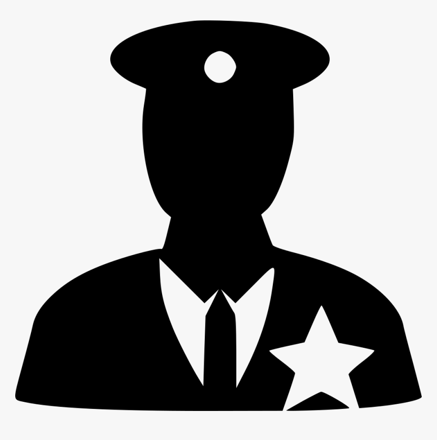 Police Officer - Pictogram Security Guard Png, Transparent Png, Free Download