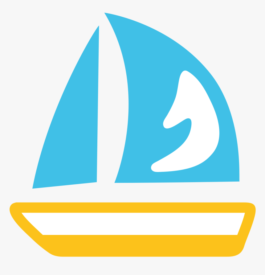 Boat Emoji Png - Sail Emoji, Transparent Png, Free Download