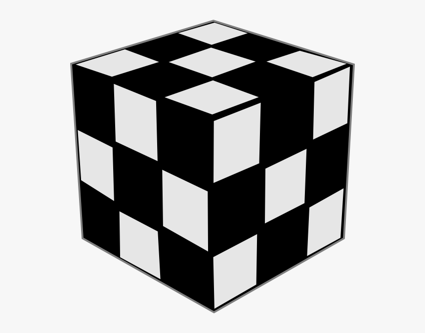 Black And White Cube, HD Png Download, Free Download