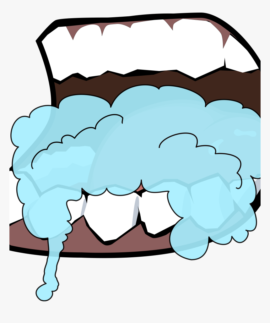 Mouth Foaming 1 Clip Arts - Mouth Eating Clipart, HD Png Download, Free Download