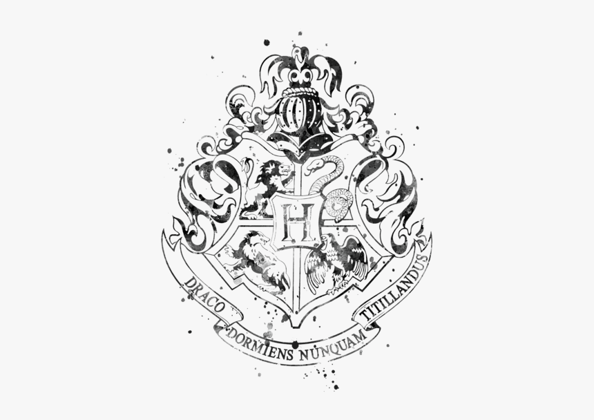 Hogwarts Images Black And White, HD Png Download, Free Download