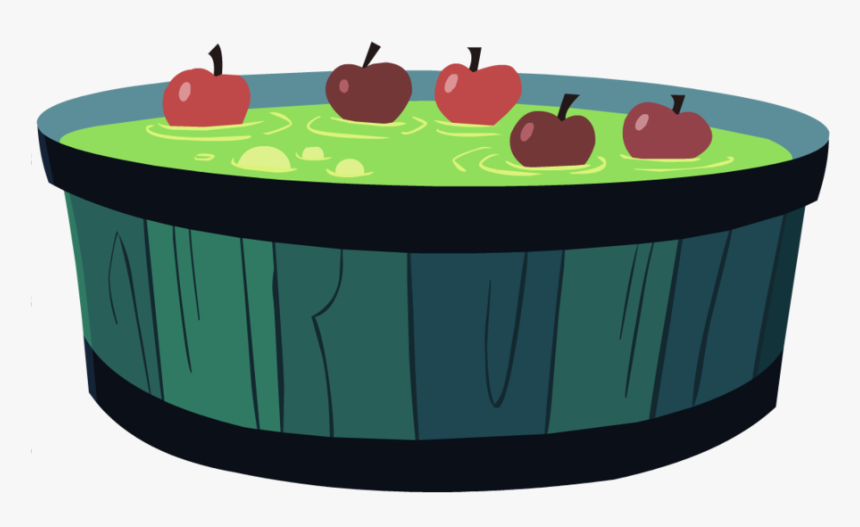 Nightmare Night Apple Bobbing - Bobbing For Apples Cartoon, HD Png Download, Free Download
