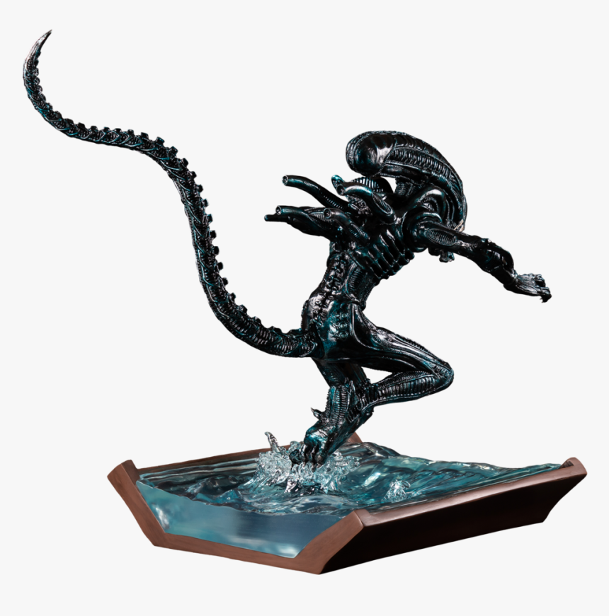 Iko1124 Alien In Water Statue New Paint 6 133 - Statue, HD Png Download, Free Download