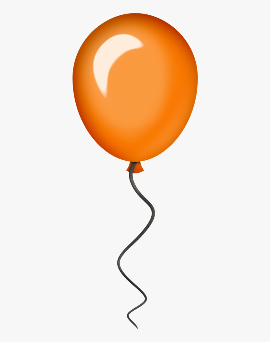 Orange Birthday Balloon Clipart, HD Png Download, Free Download