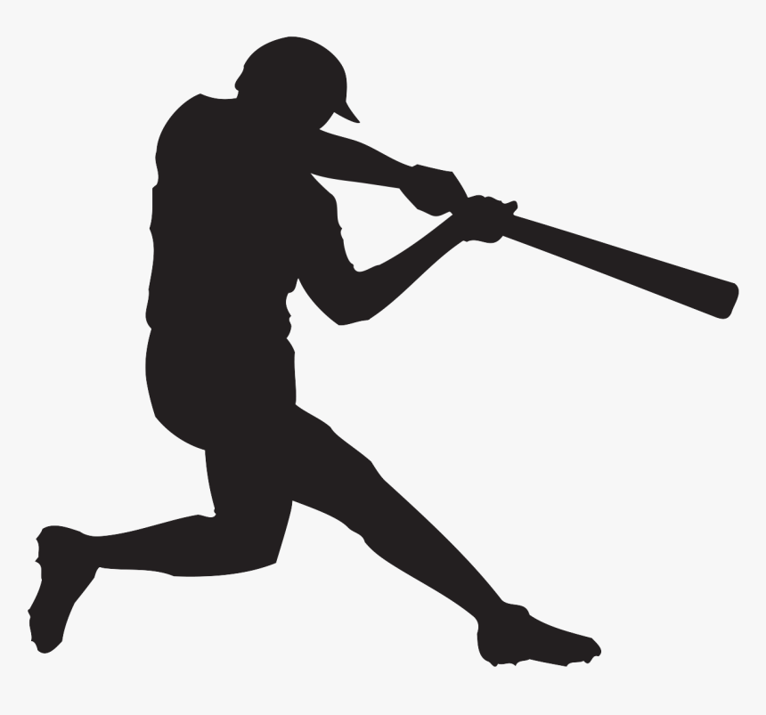 Baseball Player Batting Clip Art - Baseball Player Clip Art, HD Png Download, Free Download