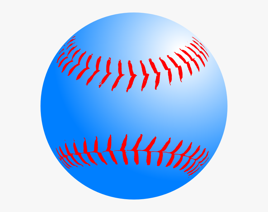 Blue Baseball Svg Clip Arts - Baseball Clipart Png, Transparent Png, Free Download