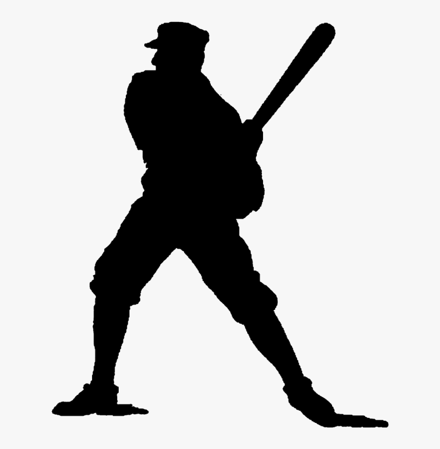 Baseball Bats Clip Art Silhouette Line - Softball, HD Png Download, Free Download