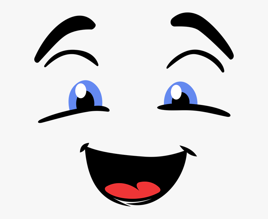 Emoji Emoticon Face Smiley Happy Joy Cute Comic Happy Face Vector Png Transparent Png Kindpng