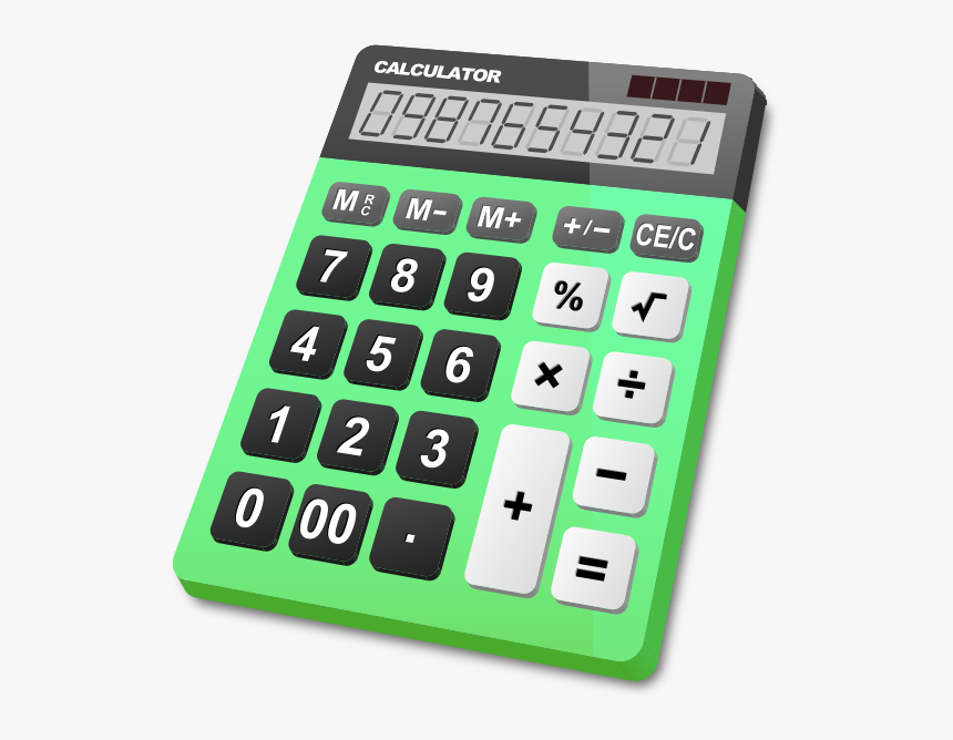 Calculator Light Green - Calculator Transparent, HD Png Download, Free Download